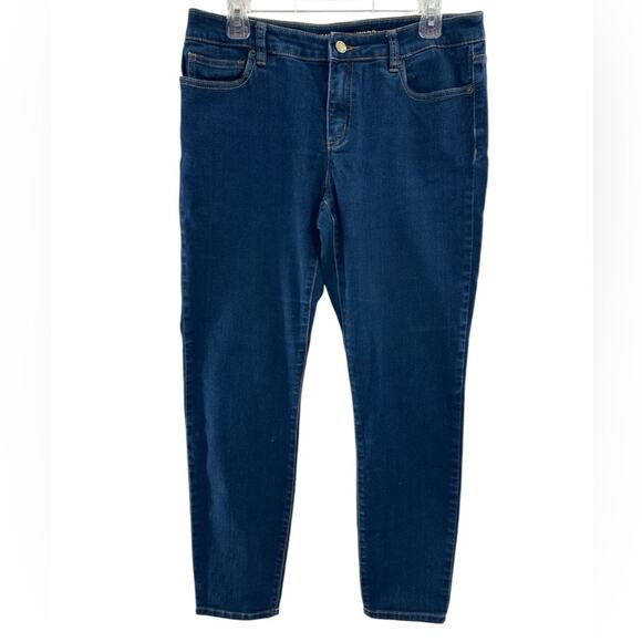 Michael Kors Dark Wash Skinny Jeans Women's Size 10 - Picture 4 of 11